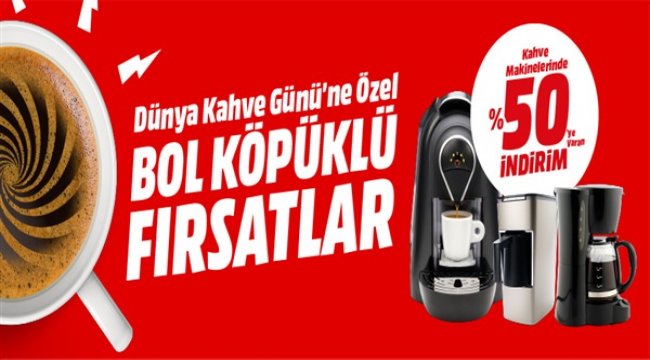 MediaMarkt’tan kahveseverlere özel bol köpüklü fırsatlar