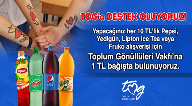 Toplum gönüllüleri vakfına destek
