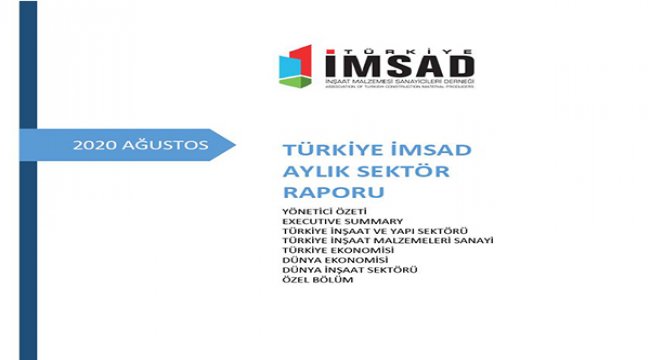 Türkiye İMSAD ağustos 2020 sektör raporu açıklandı