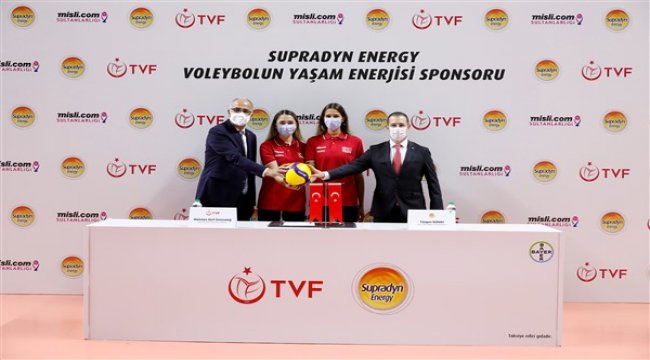 Voleybolun yaşam enerjisi sponsoru oldu