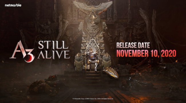 A3: Still Alive'ın dünya çapında 10 kasım’da yayında