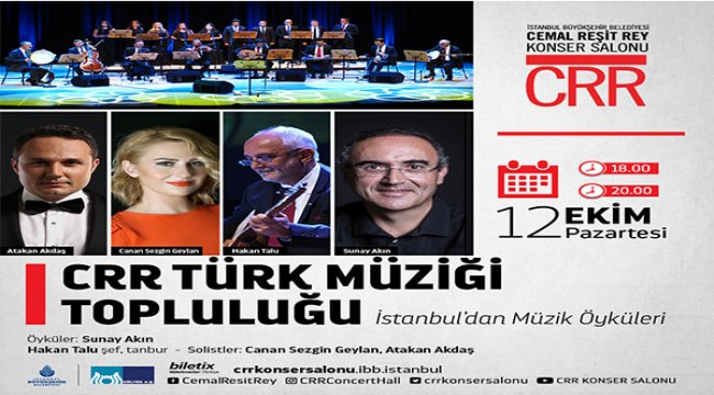 CRR Konser Salonu’nda Ekim ayında dopdolu bir program