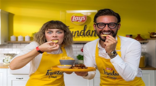 Demet Evgar ve Danilo Zanna Lay’s Fırından için yemek yaptı