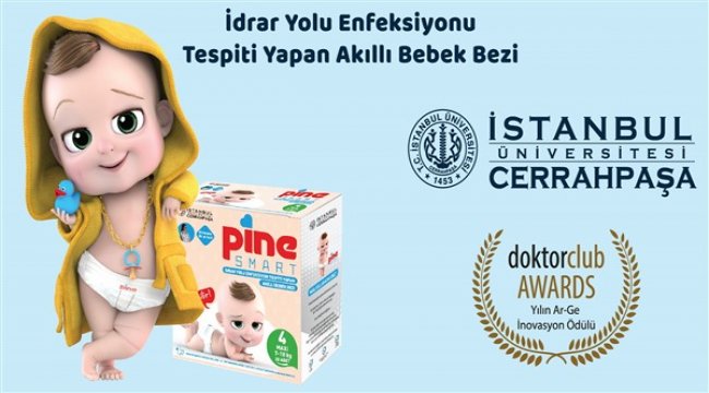 Enfeksiyon tespiti yapan akıllı bebek bezi