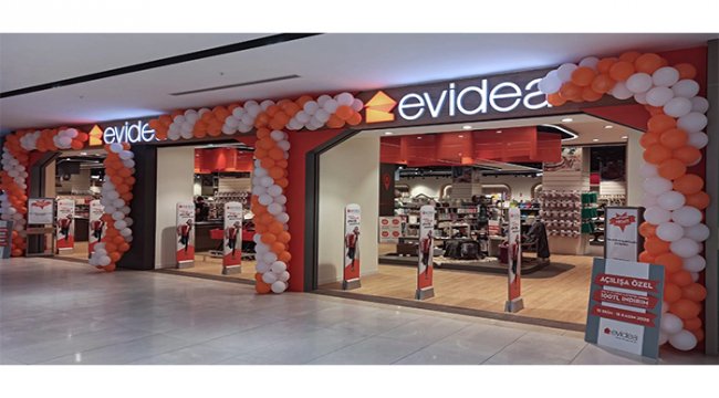 Evidea’nın yeni mağazası, Çamsan Park AVM’de kapılarını açtı.
