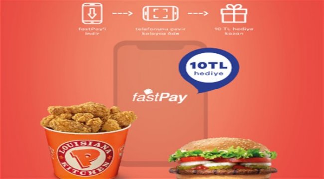 fastPay ile TAB Gıda restoranlarında cepten tek hareketle ödeme dönemi