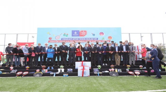 İBB’den spora tesis ve ekipman desteği