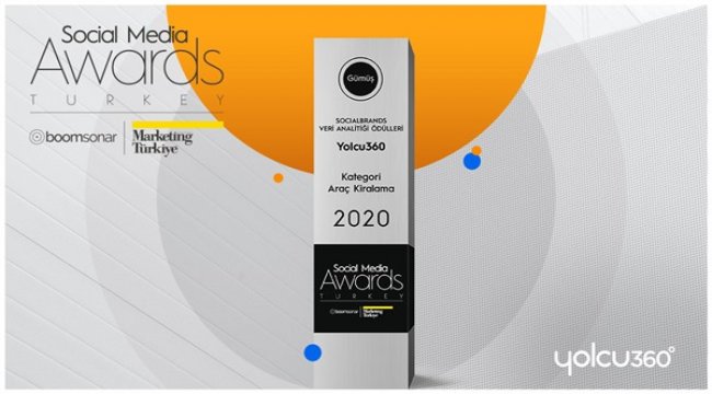 Social Media Awards’ta gümüş ödülün sahibi oldu