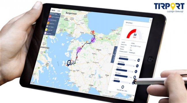 Tırport Drive teknolojisi ile kamyoncu sürüş performansları izleniyor