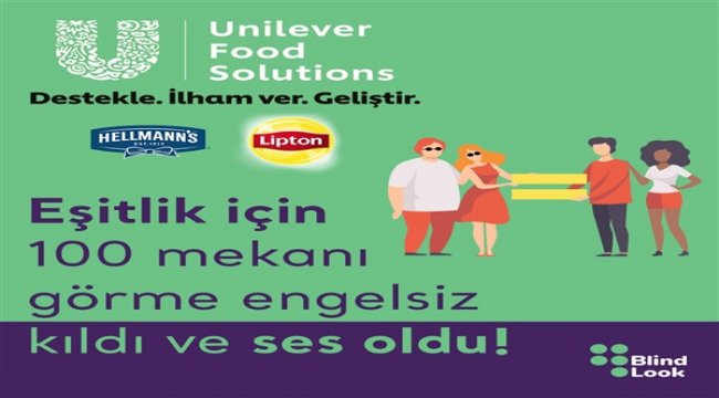 Unilever ev dışı tüketim’den BlindLook “SesOl” hareketine destek