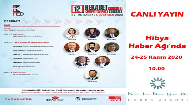12. Rekabet Kongresi yarın başlıyor