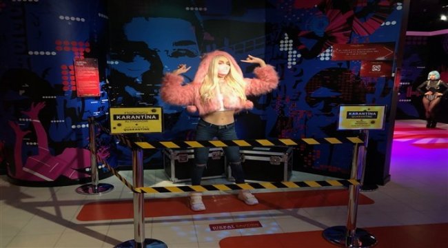 Aleyna Tilki’nin balmumu figürü Madame Tussauds İstanbul’da karantinada