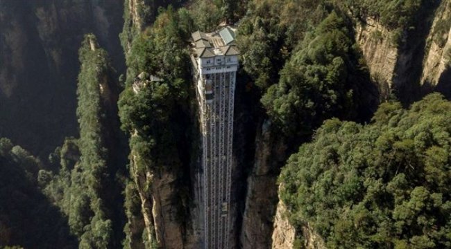 Avatar’a esin kaynağı olan muhteşem manzaralı 326 metrelik asansör