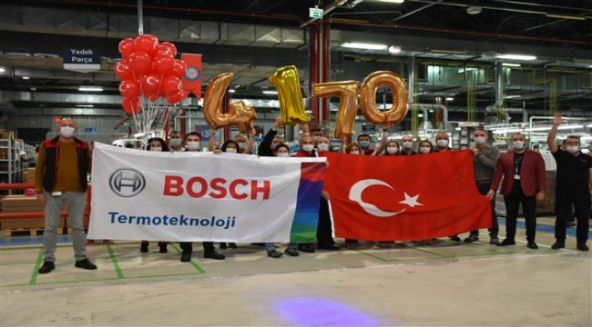 Bosch Termoteknik’ten günlük kombi üretim adedinde rekor