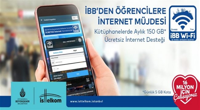 İBB öğrencilere internet desteğini aylık 150 GB’ye çıkartıyor