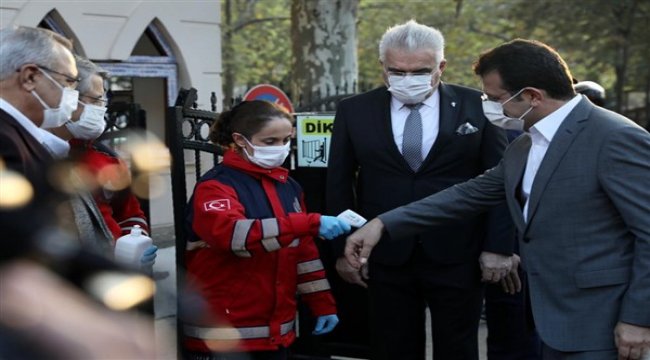 İmamoğlu’ndan kahraman itfaiyecilere ziyaret