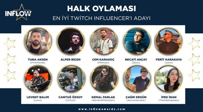INFLOW Awards’20 heyecanı başladı