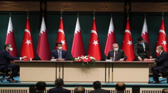 Katar Emiri Şeyh Temim Türkiye&#039;de