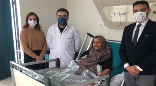 Rektum kanseri olan Iraklı hasta şifayı Sivas’ta buldu
