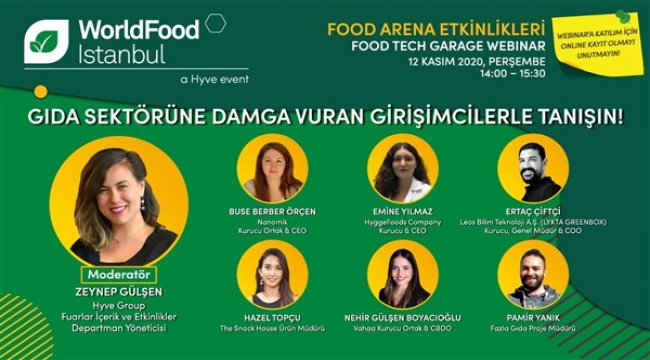 Sektöre damga vuran gıda girişimcilerini ağırlıyor