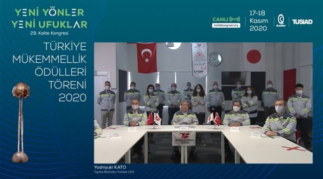 Türkiye Mükemmellik Ödülleri sahiplerini buldu
