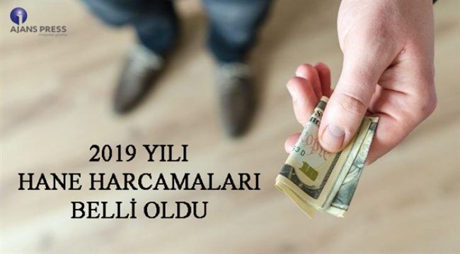 2019 yılı hane harcamaları belli oldu