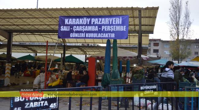 80 yıllık Karaköy Pazarı ilk kez gününde kurulmadı