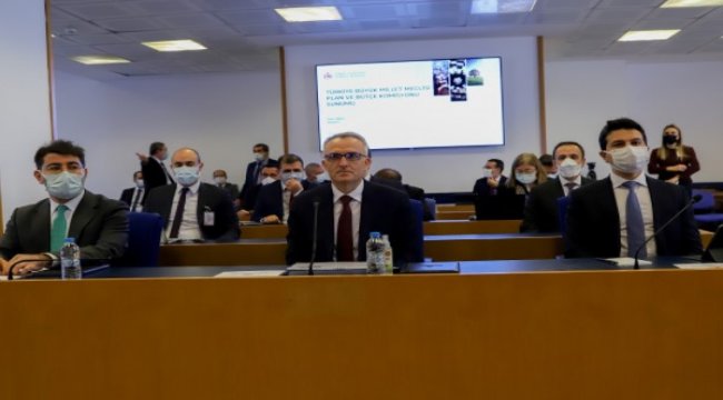 Ağbal, TBMM plan ve bütçe komisyonuna sunum yaptı