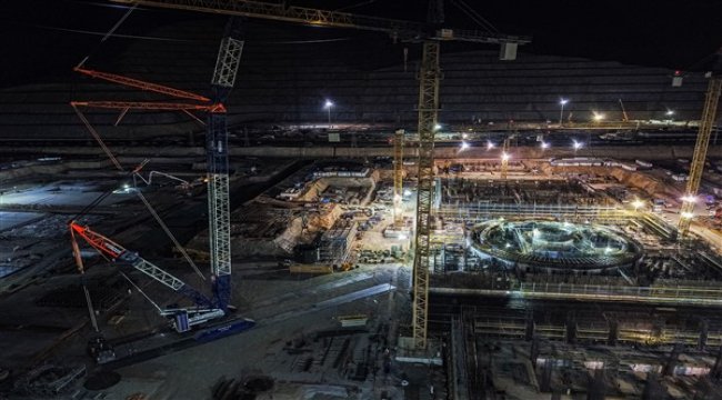 Akkuyu NGS inşaat sahasında iki kilit aşama daha tamamlandı