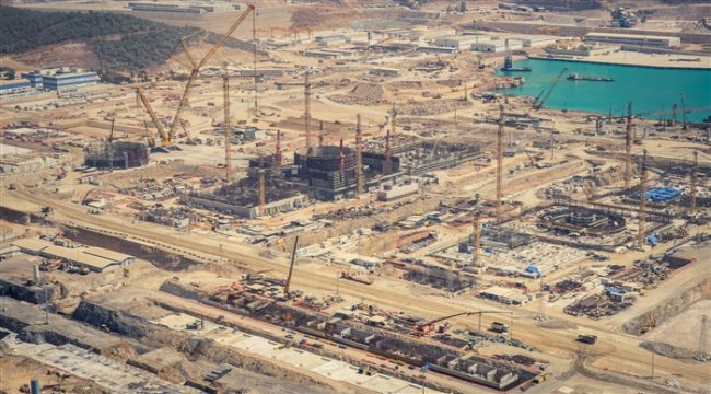 Akkuyu NGS’nin 2’nci ünitesinde yer alan kor tutucunun montajı yapıldı