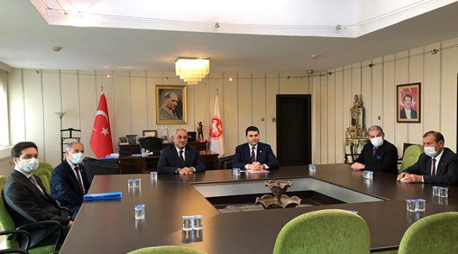 Aksakal’dan, DP Genel Başkanı Uysal’a ziyaret