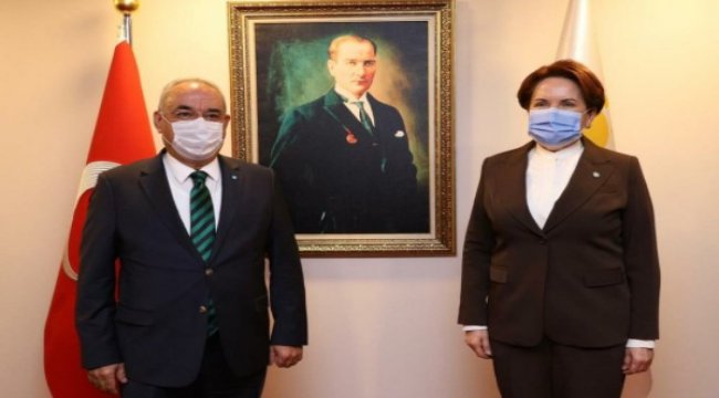 Aksakal’dan, İYİ Parti Genel Başkanı Akşener’e ziyaret