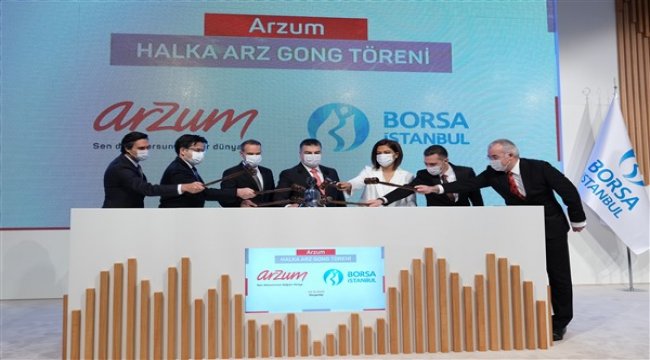 Borsa İstanbul’da gong Arzum için çaldı
