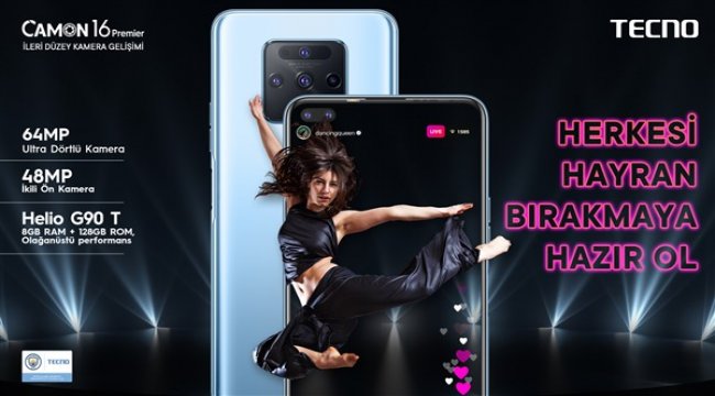 CAMON 16 Premier ile, Türkiye’ye  İleri Düzey Kamera Gelişim  teknolojisini getirdi