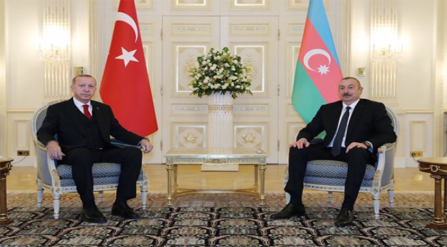 Cumhurbaşkanı Erdoğan, Aliyev ile görüştü