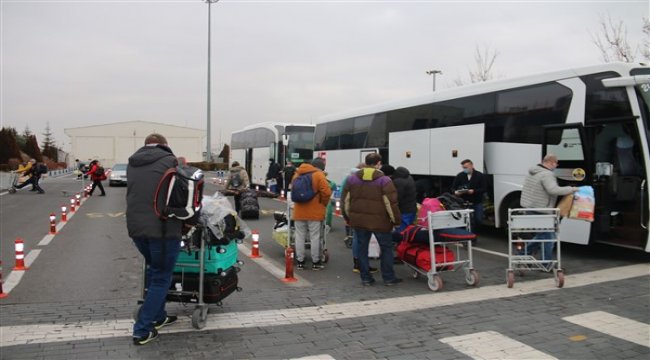 Erciyes Kayak Merkezi’ne sezonun ilk charter seferi Ukrayna’dan