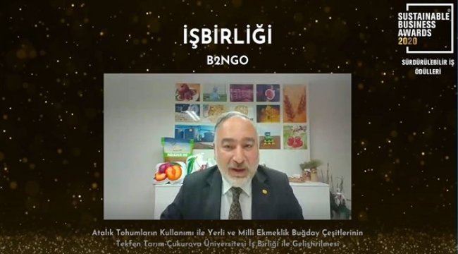Tekfen Tarım’ın yerli ve milli buğday çalışmasına ödül