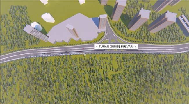 Turan Güneş Bulvarı trafiğine nefes aldıracak proje hayata geçiyor