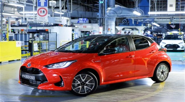 Yaris üretimi 4 milyon adete ulaştı