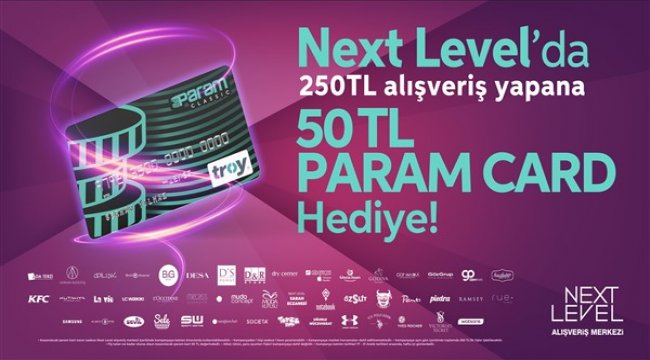 Yeni yıl alışverişine Param Card desteği