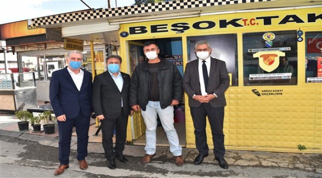 Bornova Belediyesi esnafın yanında