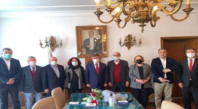 Davutoğlu TGC’yi ziyaret etti