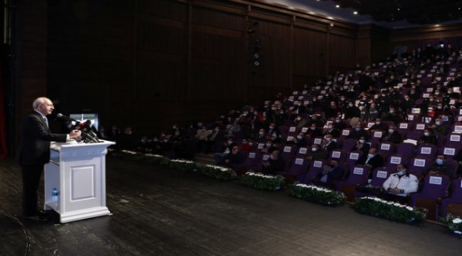 Kılıçdaroğlu, Apartman görevlileri buluşması’nda konuştu
