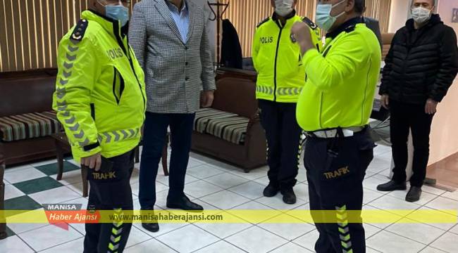 Manisa Şoförler ve Otomobilciler Odası trafik yetkililerini ağırladı