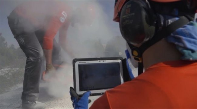 Panasonic'in desteğiyle AKUT, hayat kurtarırken dayanıklı tabletler kullanıyor