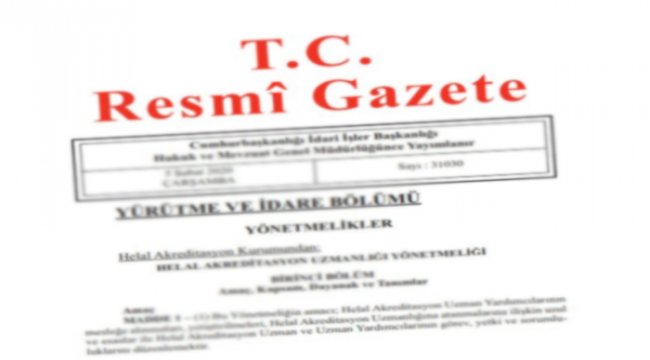 Resmi gazete başlıkları