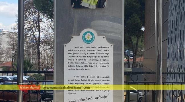 Şehit Kahraman Polis Fethi Sekin Manisa’da Dualarla Anıldı