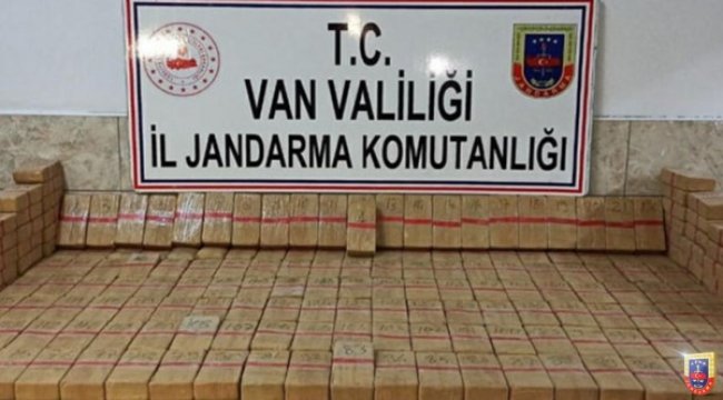 Van&#039;da 101 kilogram eroin ele geçirildi