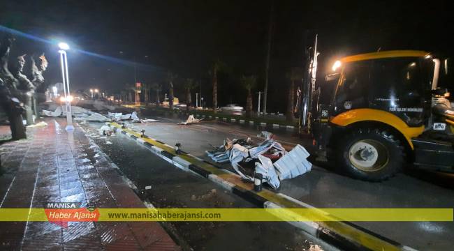 YUNUSEMRE’DE FIRTINA ALARMI