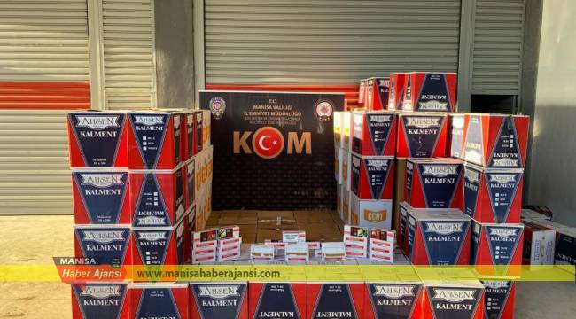 6 milyon 400 bin kaçak bandrolsüz makaron ele geçirildi